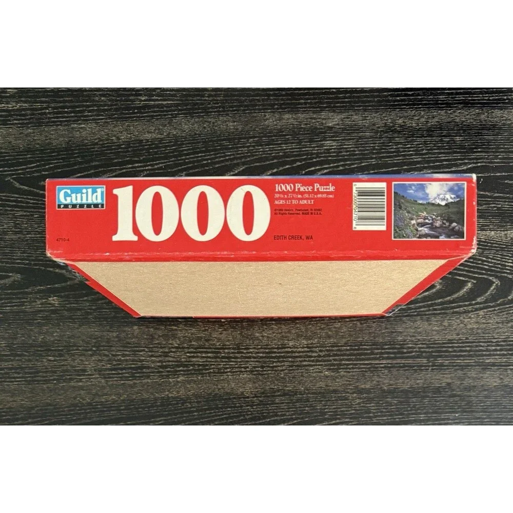 SEALED Guild 1000 Piece Puzzle. Edith Creek, WA. 1999